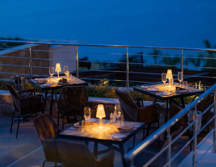 Miraggio Thermal SPA Resort  - Terrasse du restaurant sommelier s 