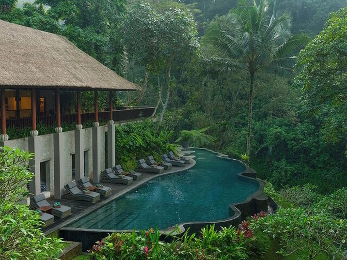 Combiné Maya Ubud Resort & Spa - Maya Sanur Resort & Spa - Piscine infinity riverside maya ubud