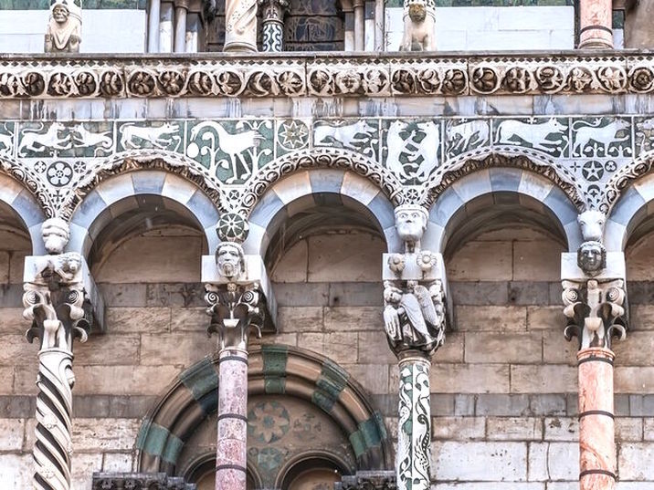 Hôtel Manzoni - Detail de la cathedrale de lucques