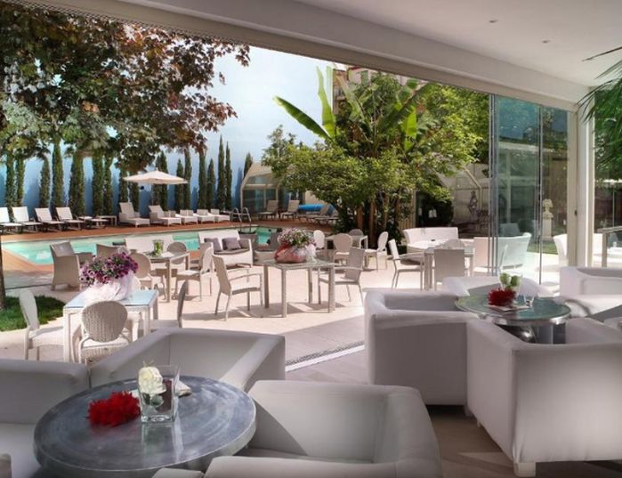 Hôtel Manzoni - Terrasse exterieure