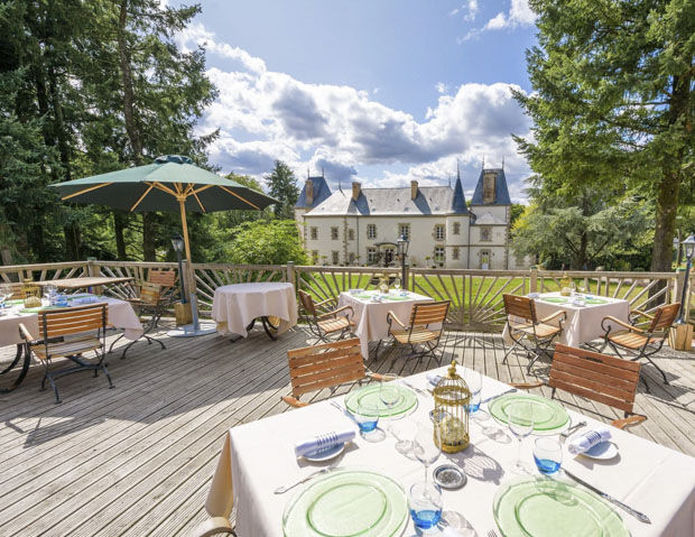 Domaine du Boisniard - Terrasse du restaurant gastronomique