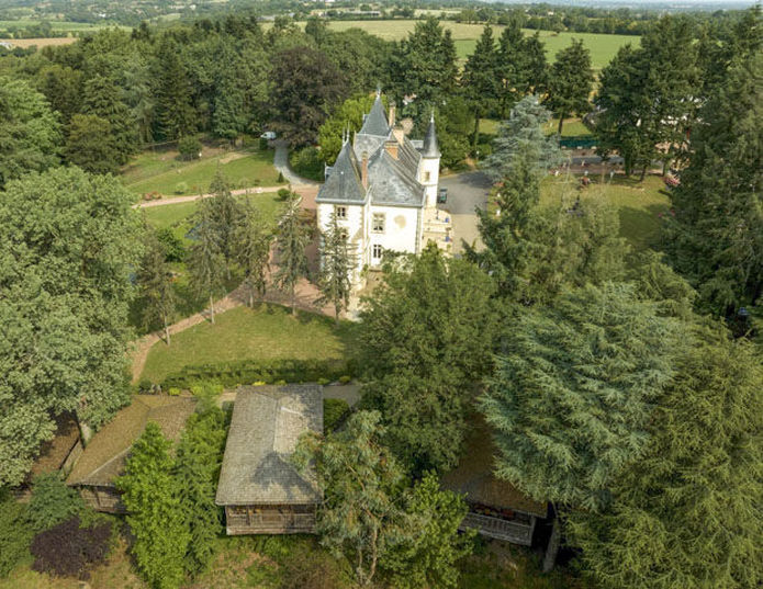 Domaine du Boisniard - Vue aerienne du domaine