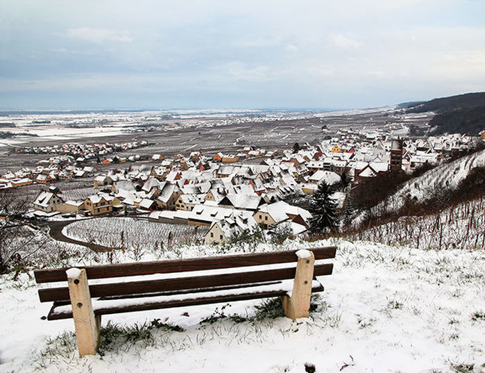 Holiday Inn Mulhouse - Paysage d alsace en hiver