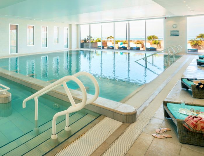 Hôtel de la Baie Thalasso et Spa Marin Prévithal - Espace marin vue mer