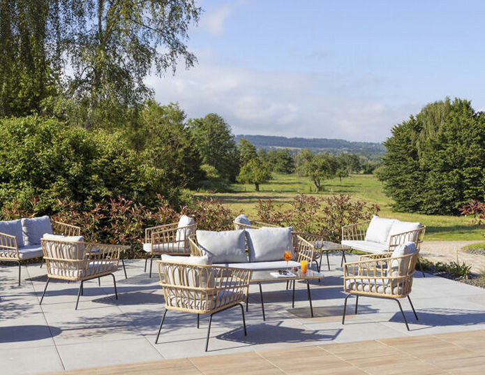 Hôtel les Jardins de Deauville - Terrasse exterieure