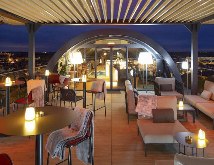 Hôtel & Spa Panorama 360  - Rooftop de nuit