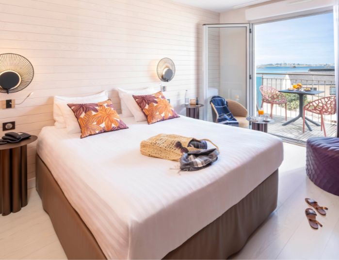 Valdys -  Beau Rivage - Chambre confort vue mer