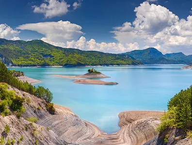 Lac de serre poncon