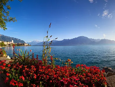 Geneve et le lac leman