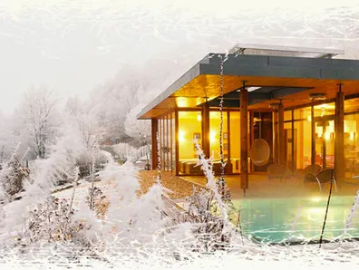 Hotel en hiver