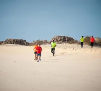 Running sur la plage