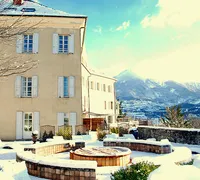 Hotel en hiver