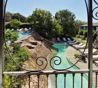 Vue sur les piscines