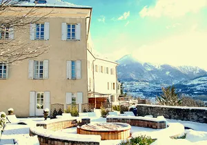 Hotel en hiver