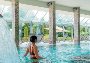 Piscine interieure col de cigne