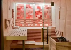 Sauna mur de sel