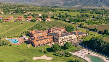 Vue aerienne de l hotel