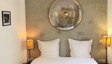 Chambre deluxe bleue