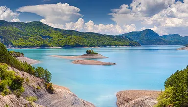 Lac de serre poncon