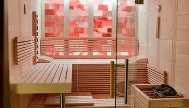  Sauna mur de sel