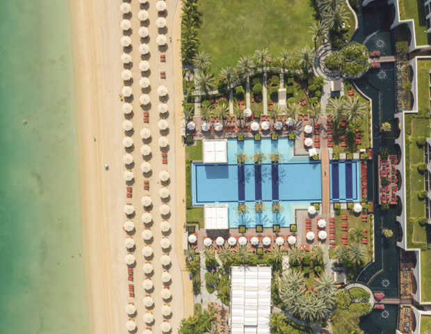 Jumeirah Zabeel Saray - Vue aerienne