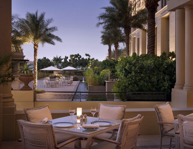 Palazzo Versace Dubai - Terrasse du restaurant vanitas