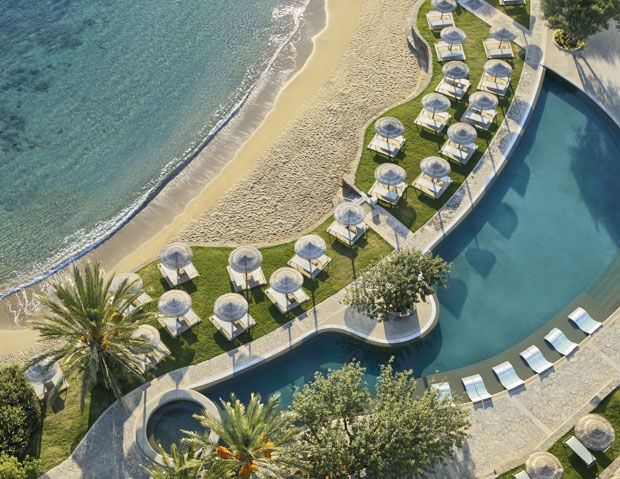 Porto Elounda Golf & Six Senses Spa Resort - Plage privee