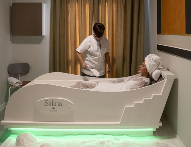 Seawater hotel - Immersion en baignoire de sel