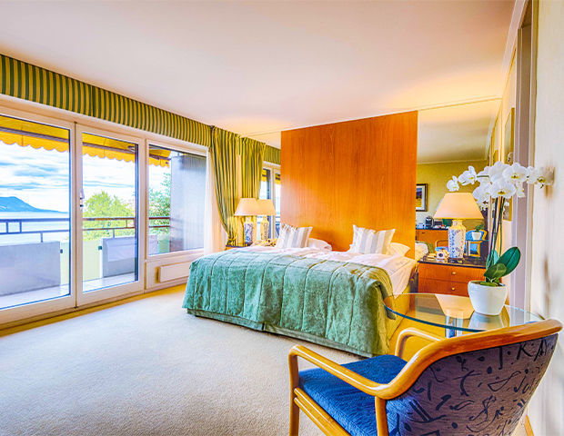 Royal Plaza Montreux & Spa - Chambre deluxe vue lac