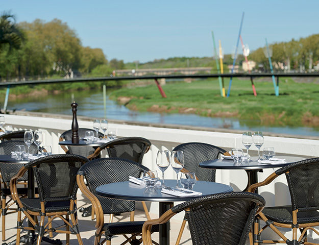 Hôtel & Spa Le Splendid - Terrasse restaurant
