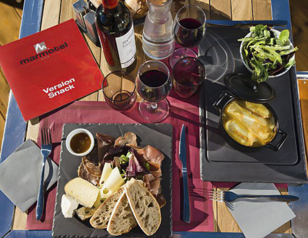Marmotel & Spa - Cuisine du restaurant